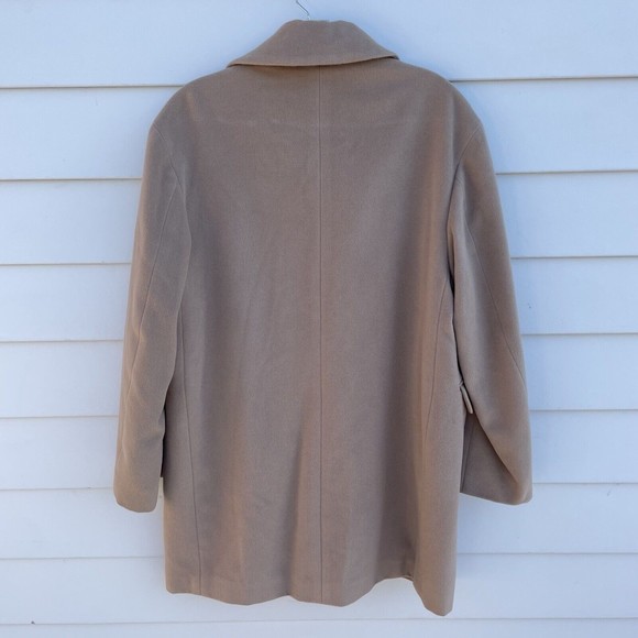 Jil Sander Women's Angora & Wool Blend Beige 7/8 Sleeve Coat Jacket Size 36 US 6 - Picture 2 of 12